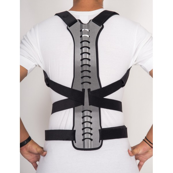 Medical Brace Spinotec Νάρθηκας Κορμού σε Μαύρο Χρώμα Οστεοπόρωσης